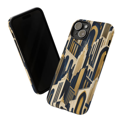 Midnight Metropolis iPhone Tough Case | art deco