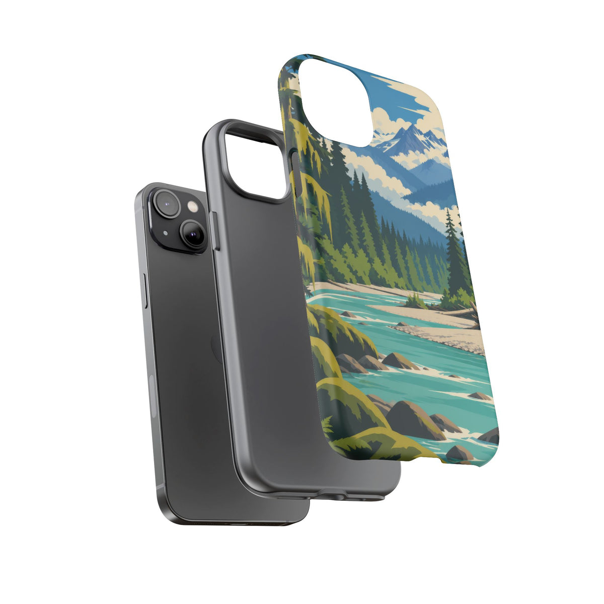 Hoh Rain Forest — Rivergreen iPhone Tough Case
