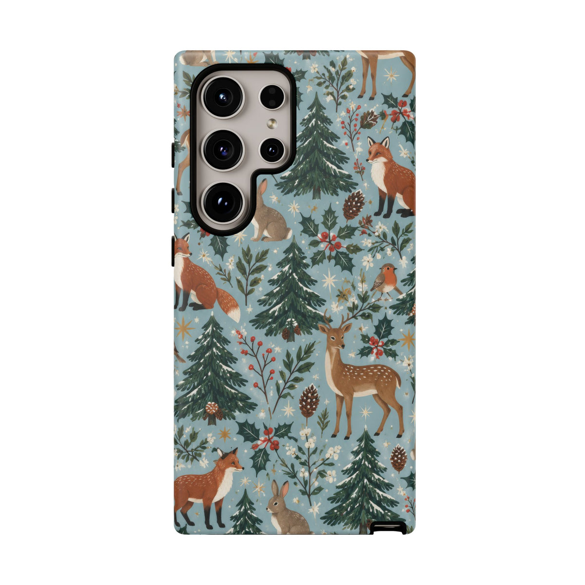 Winter Woodland Gathering Samsung Galaxy Tough Case | woodland christmas