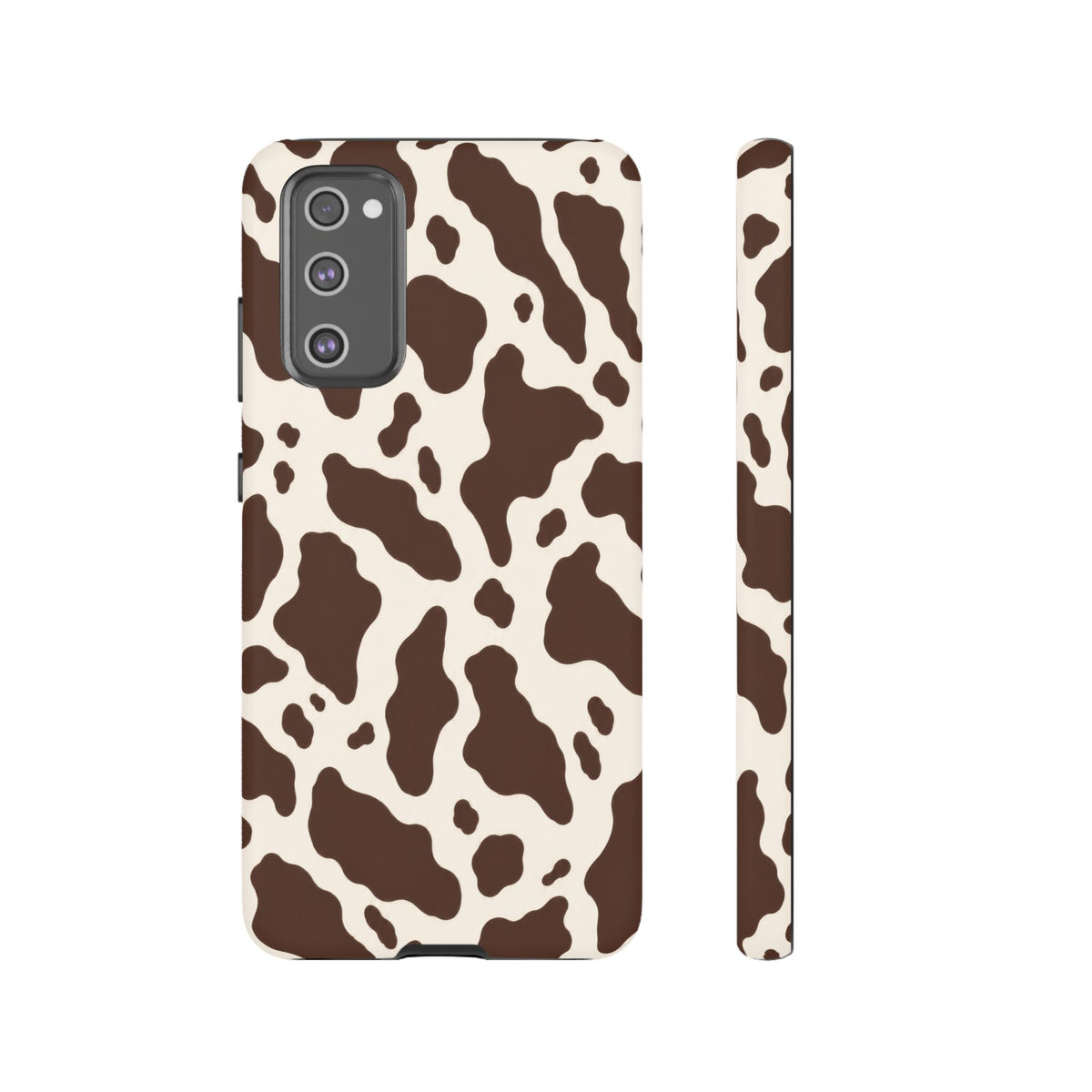Cocoa Ranch Samsung Galaxy Tough Case | Brown Cow Print
