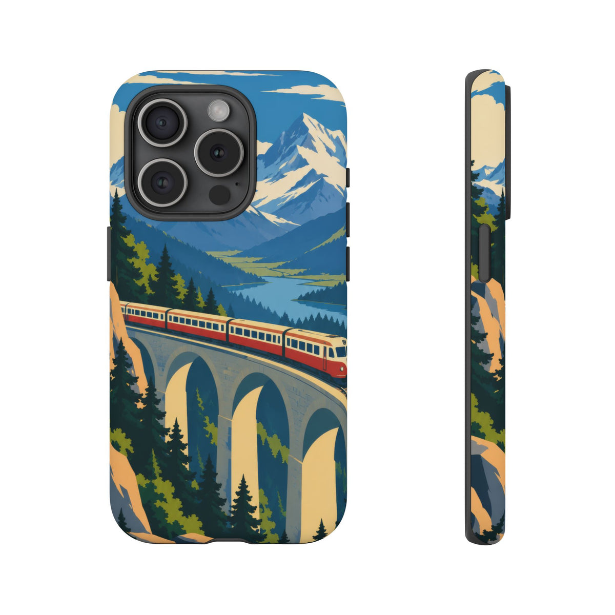 Travel by Train — Alpine Express iPhone Tough Case | train travel