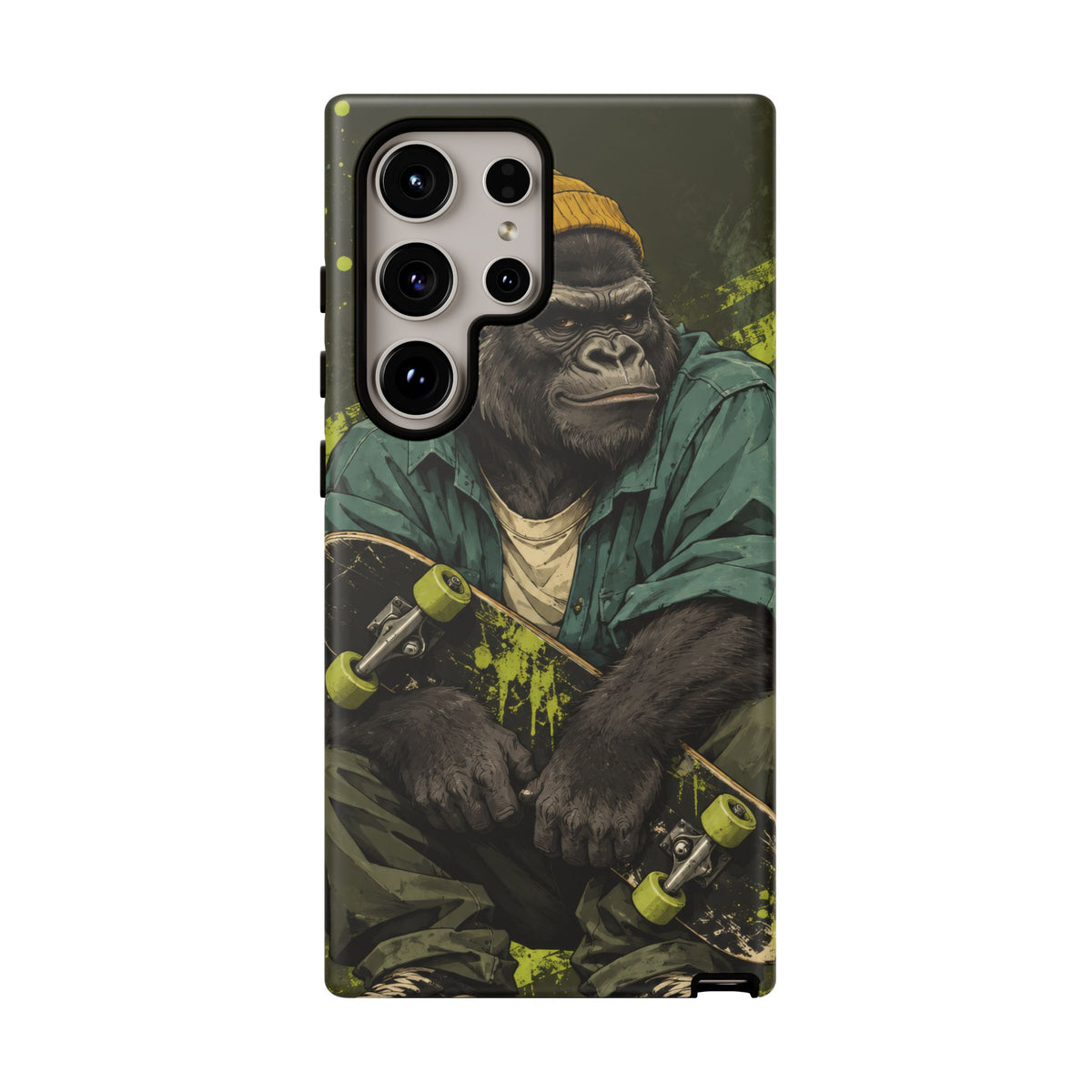 Concrete Jungle Samsung Galaxy Tough Case | Skater Gorilla Illustration