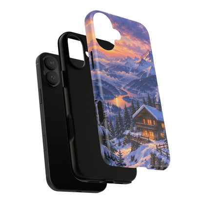 Alpine Hearth iPhone Tough Case | winter cabin