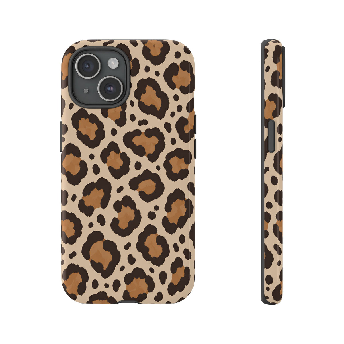 Leopard Print iPhone Tough Case | Cocoa Wildcat
