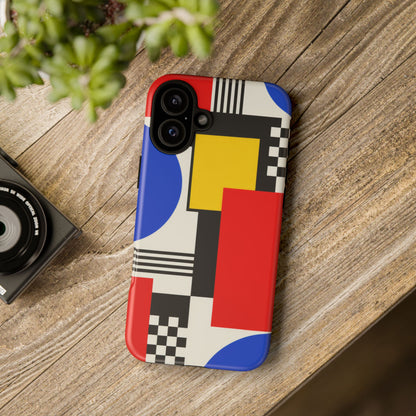 Primary Frequency iPhone Tough Case | Primary Color Geometry