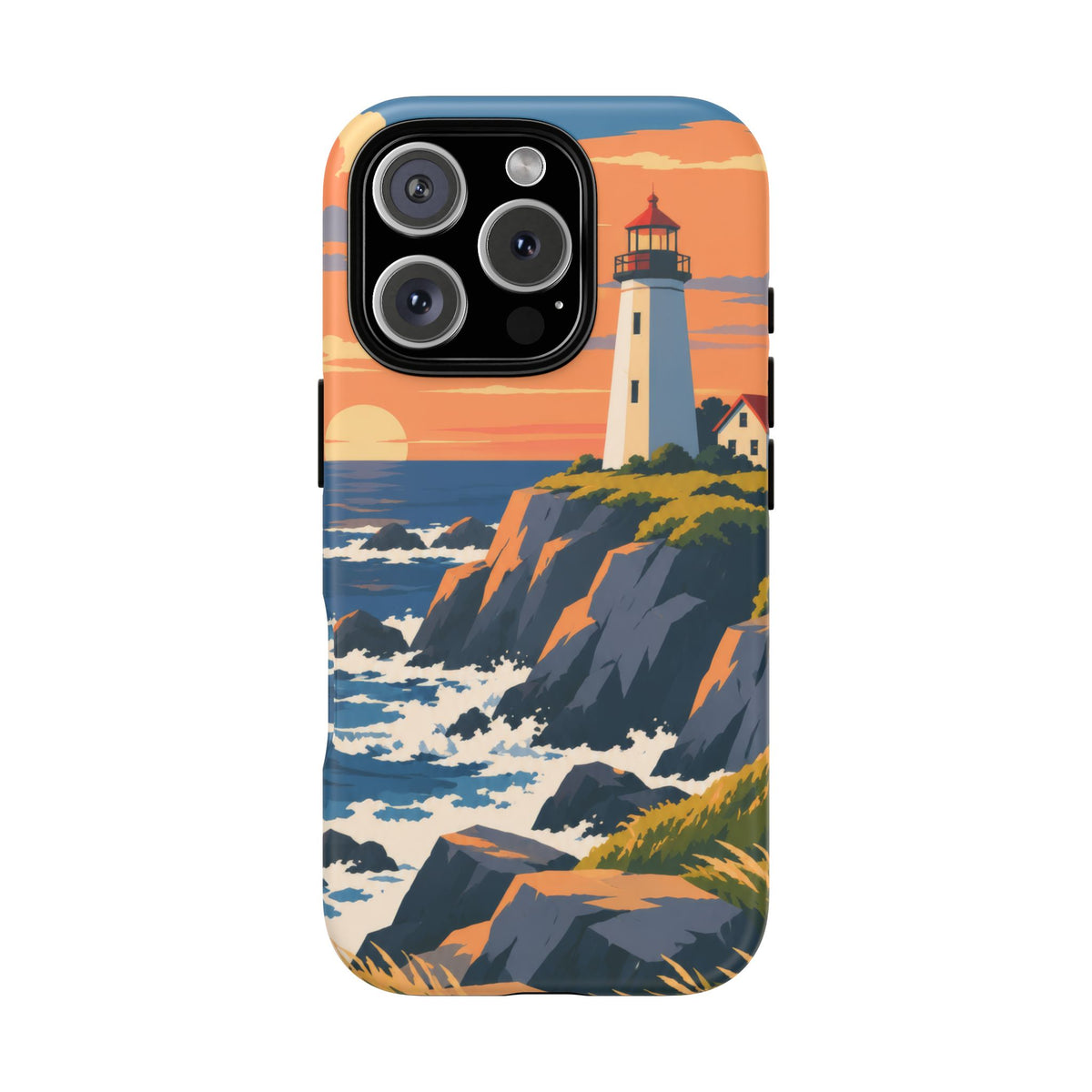 Lighthouse — Atlantic Beacon iPhone Tough Case
