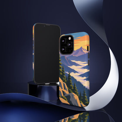 Misty Mountains — Amethyst Pass iPhone Tough Case