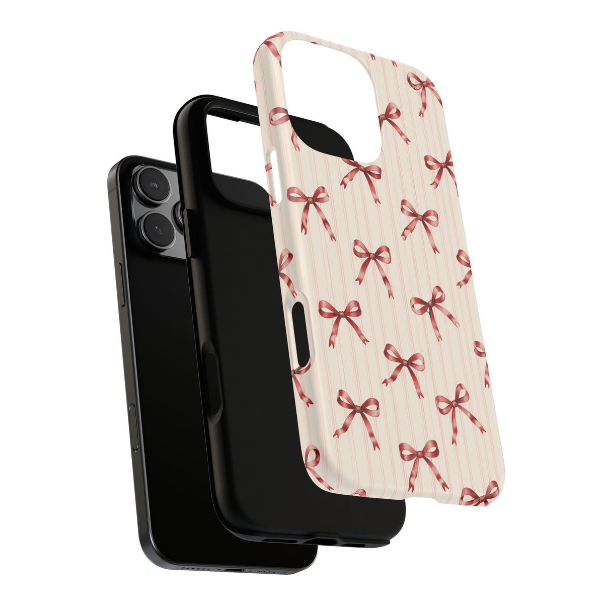 Red Bow iPhone Tough Case | Ribbon Waltz