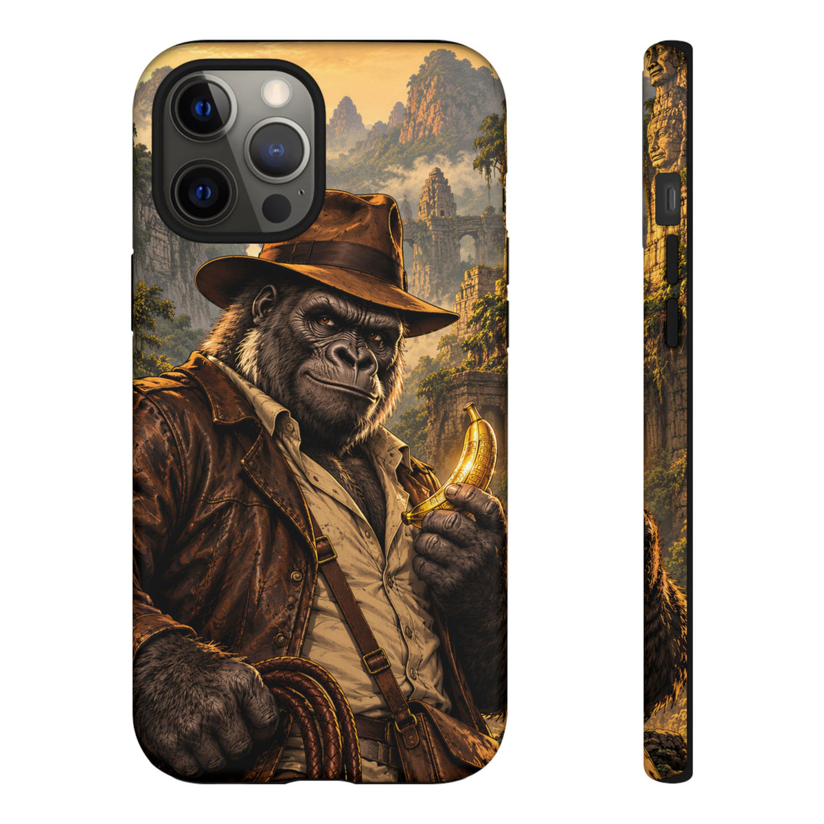 Adventure Gorilla iPhone Tough Case | Temple of Bananas