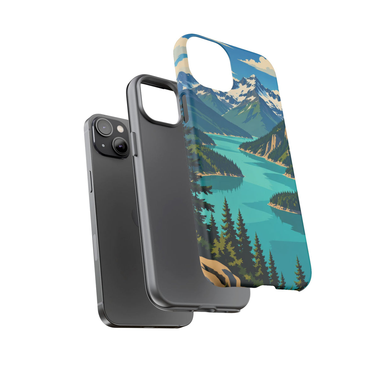 Cascades — Diablo Blue iPhone Tough Case