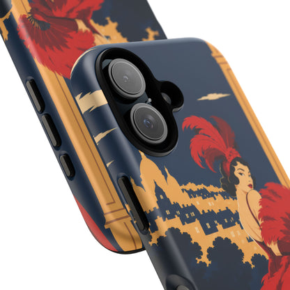 Moulin Rouge Dancer — Velvet Encore iPhone Tough Case | cabaret dancer