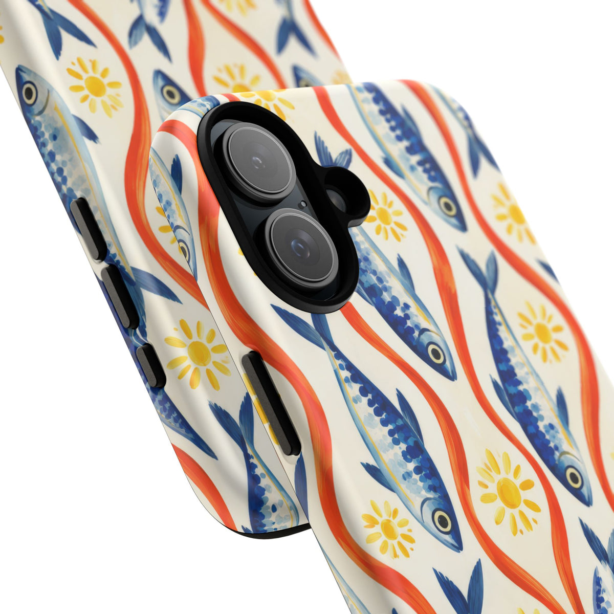 Sardine Social iPhone Tough Case | sardine print