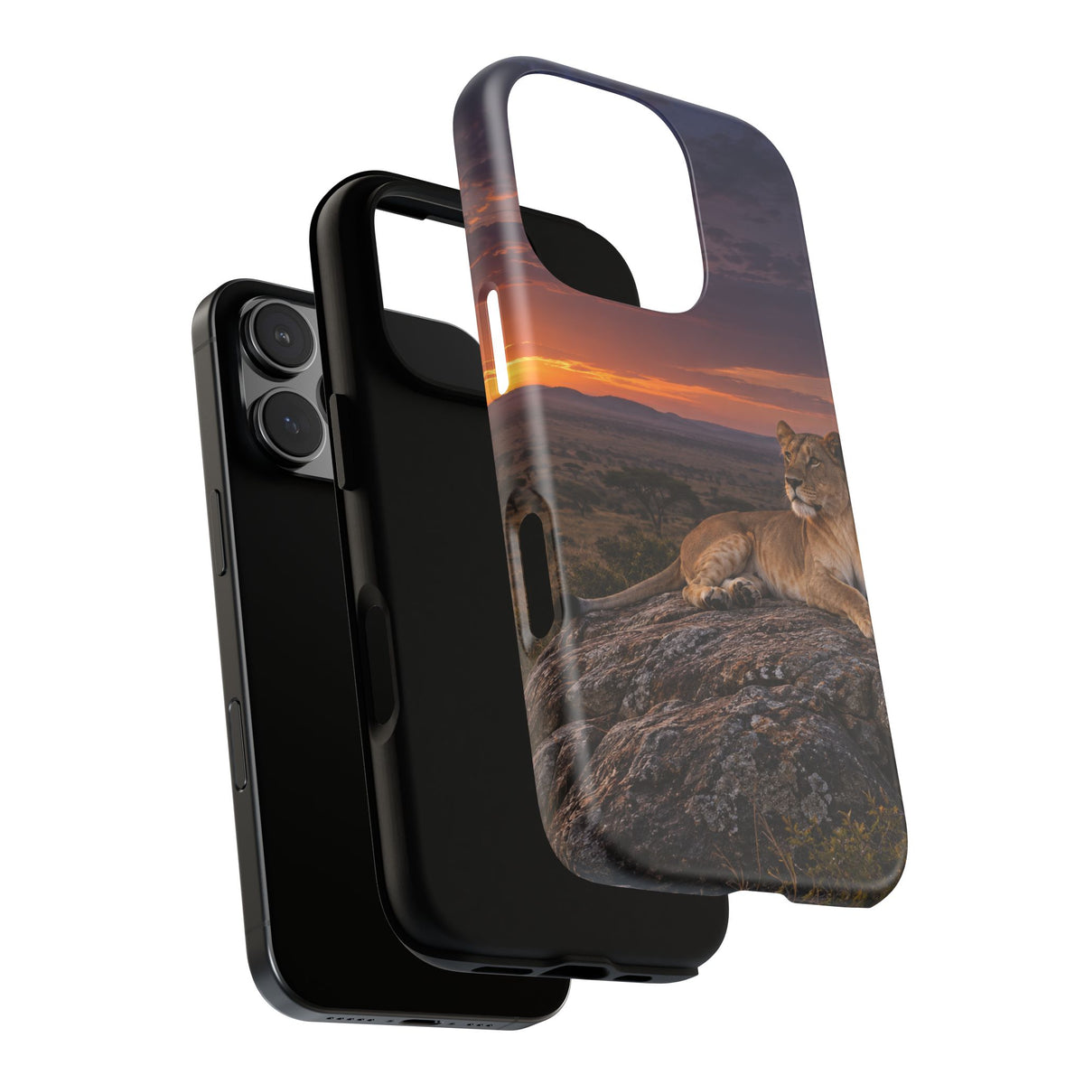 Lioness in the Blue Hour iPhone Tough Case