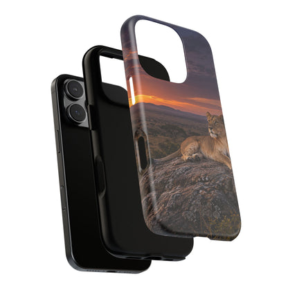 Lioness in the Blue Hour iPhone Tough Case