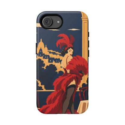 Moulin Rouge Dancer — Velvet Encore iPhone Tough Case | cabaret dancer