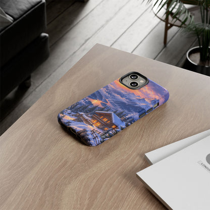 Alpine Hearth iPhone Tough Case | winter cabin