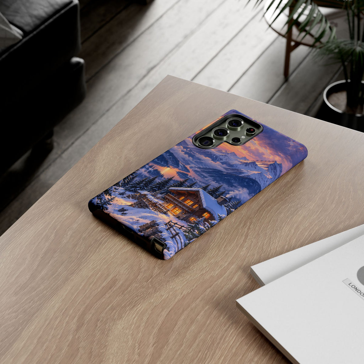 Alpine Hearth Samsung Galaxy Tough Case | winter cabin
