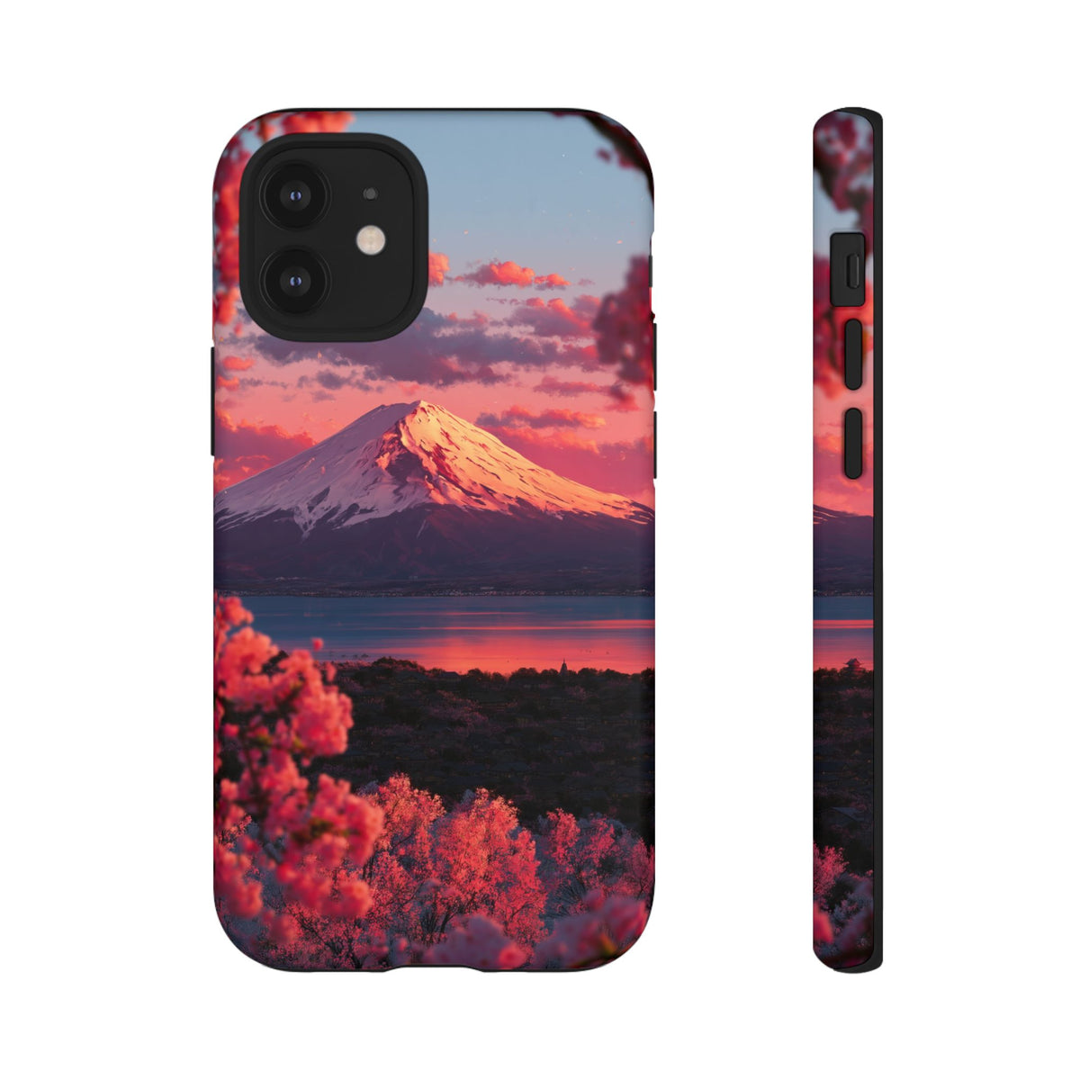 Fuji Rose Horizon iPhone Tough Phone Case