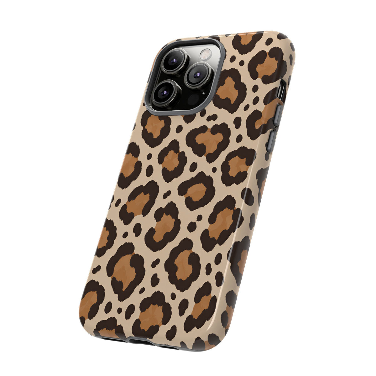 Leopard Print iPhone Tough Case | Cocoa Wildcat