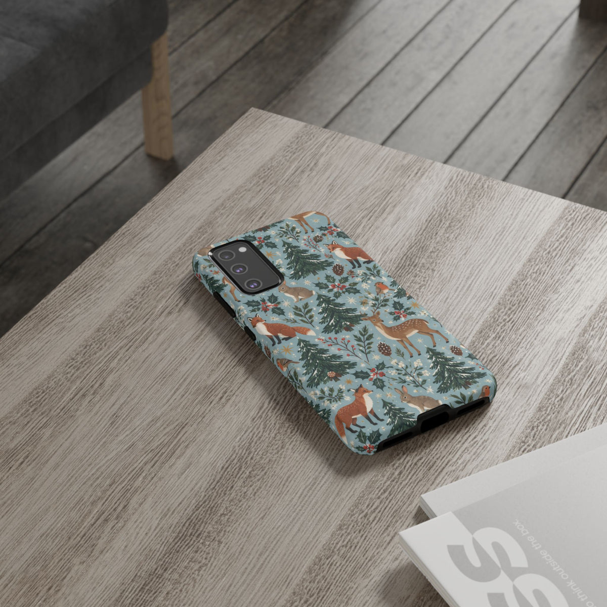 Winter Woodland Gathering Samsung Galaxy Tough Case | woodland christmas