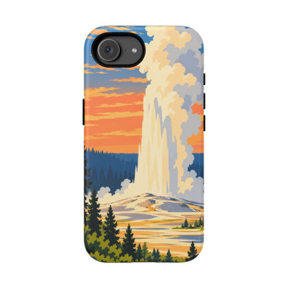 Yellowstone — Geyser Dawn iPhone Tough Case