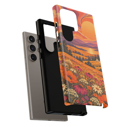 Golden Field Reverie Samsung Galaxy Tough Case | sixties festival