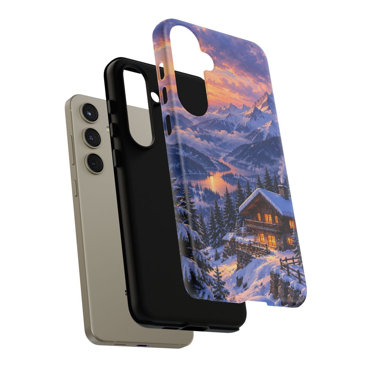 Alpine Hearth Samsung Galaxy Tough Case | winter cabin