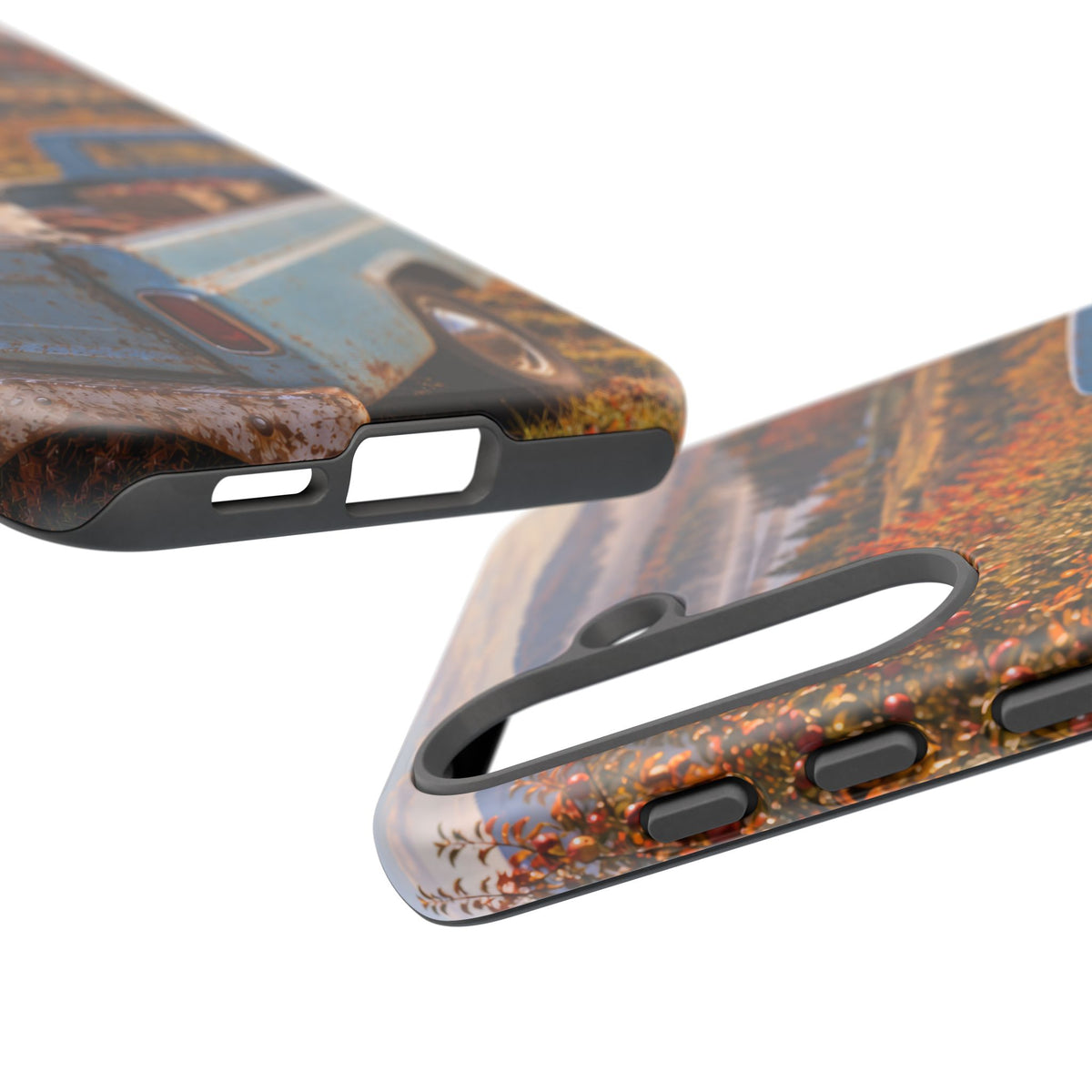 Blue Truck October Samsung Galaxy Tough Case | border collie