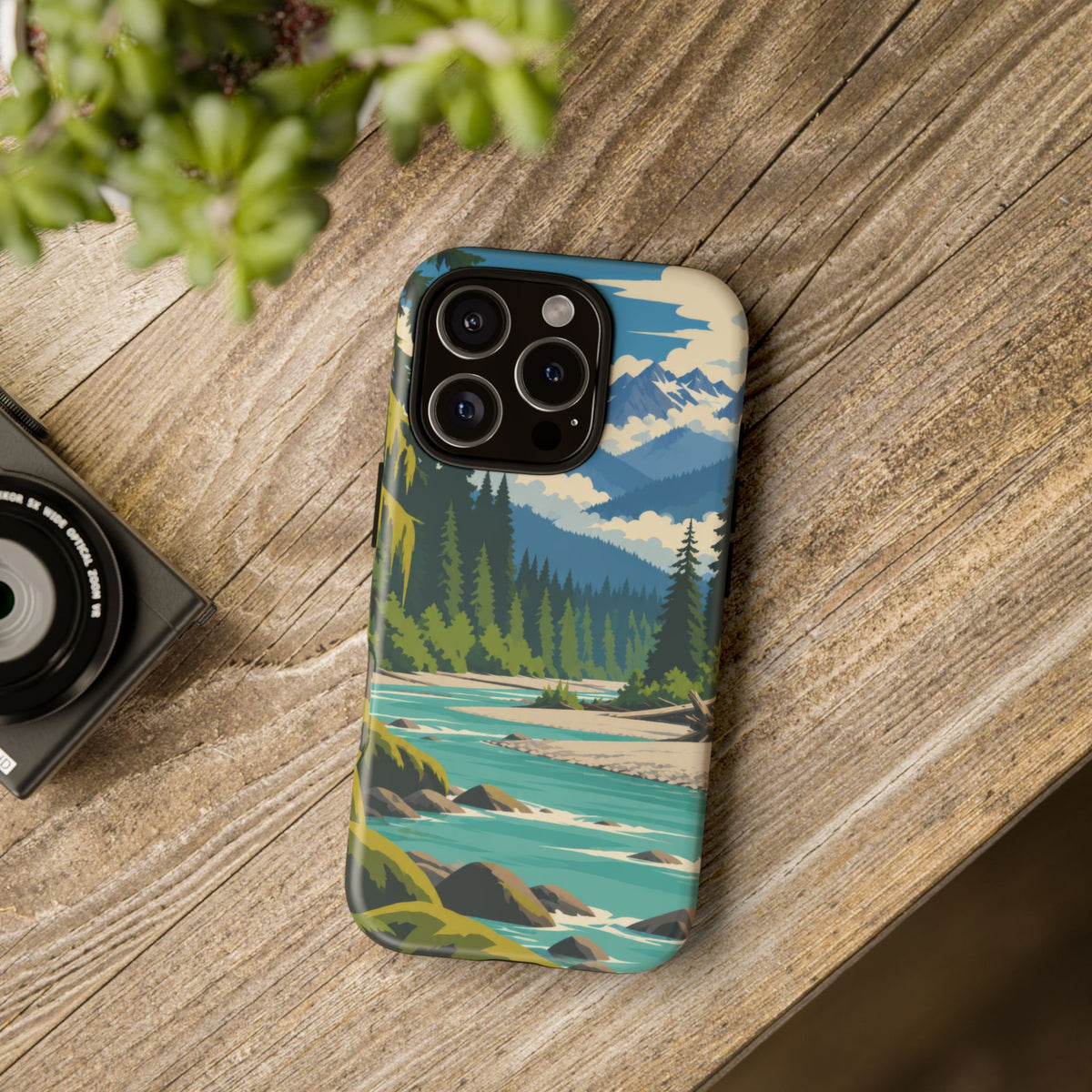 Hoh Rain Forest — Rivergreen iPhone Tough Case