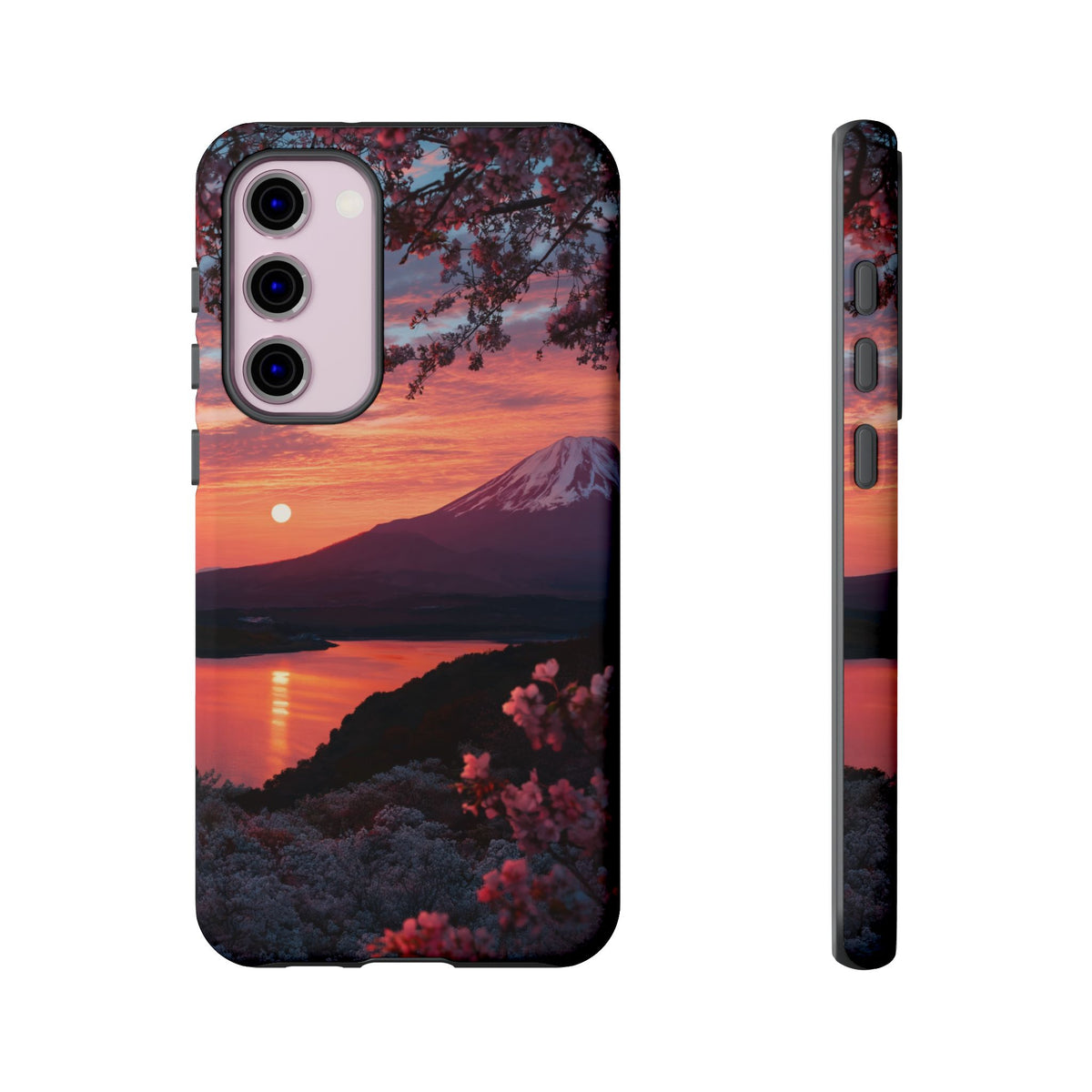 Fuji Moonlit Sakura Samsung Galaxy Tough Phone Case