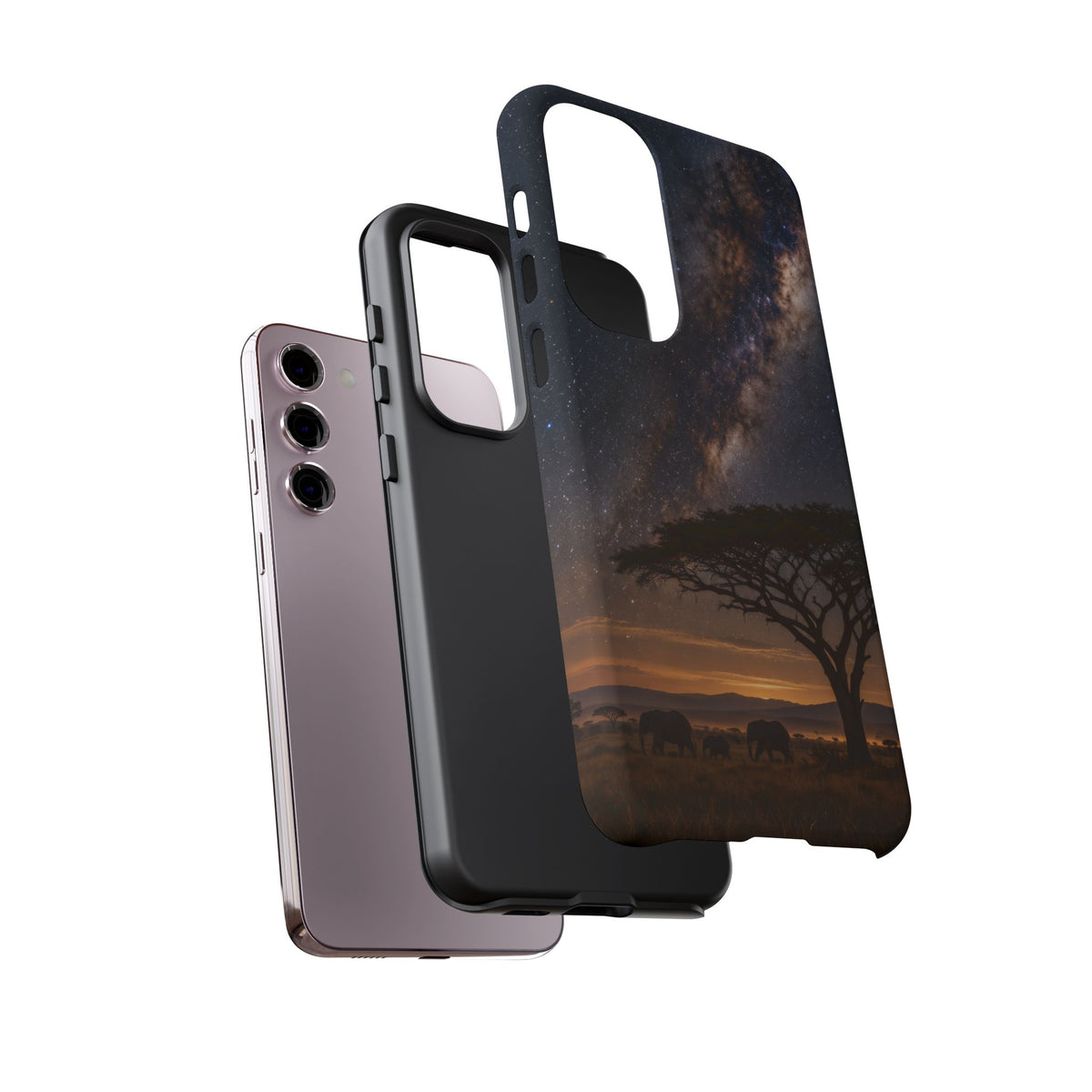 Milky Way over the Plains Samsung Galaxy Tough Case