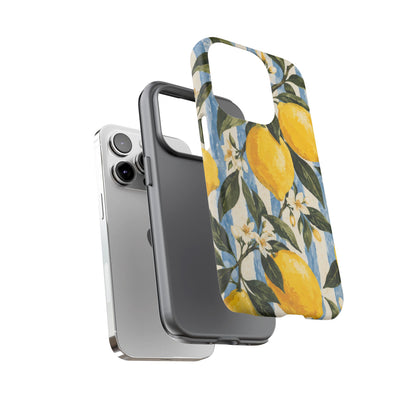 Riviera Lemons iPhone Tough Case | lemon print