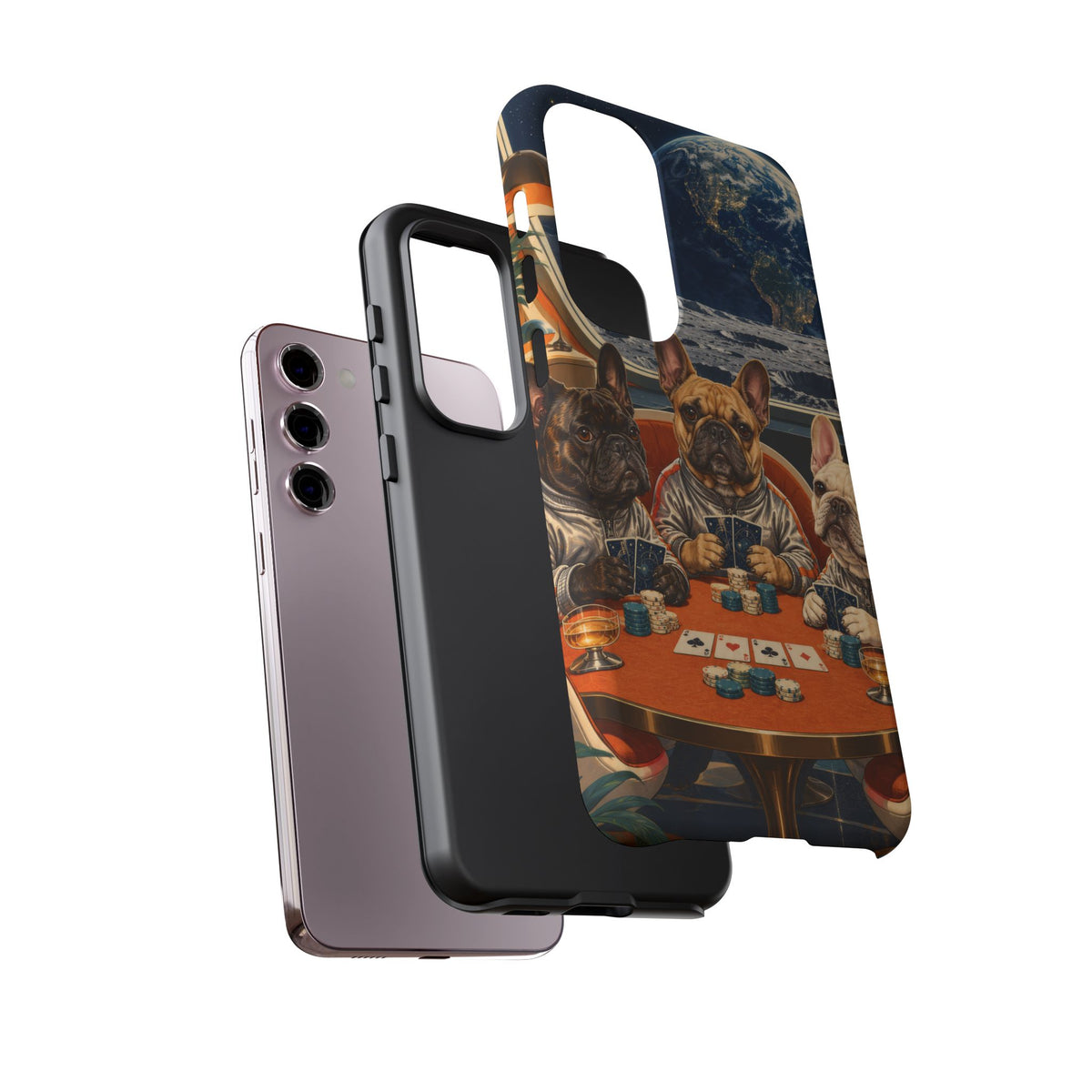Lunar Card Club Samsung Galaxy Tough Case | french bulldog