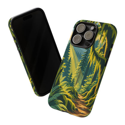Hoh Rain Forest — Mosslight iPhone Tough Case