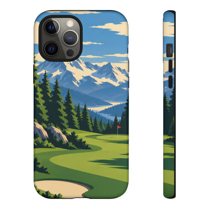Mountain Golf — Alpine Fairway iPhone Tough Case