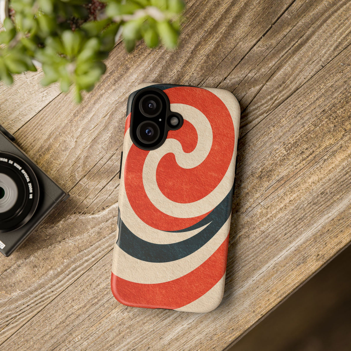 Ember Spiral iPhone Tough Phone Case