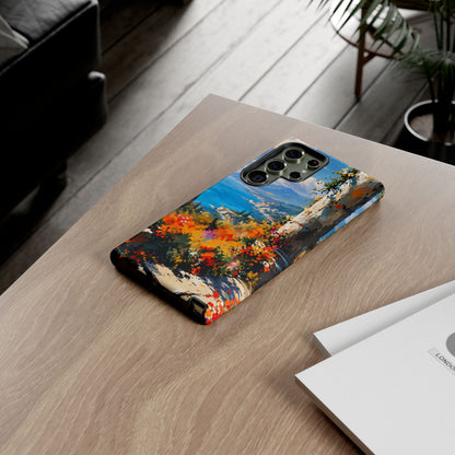 Azure Sanctuary Samsung Galaxy Tough Case | Painterly Coastal Landscape