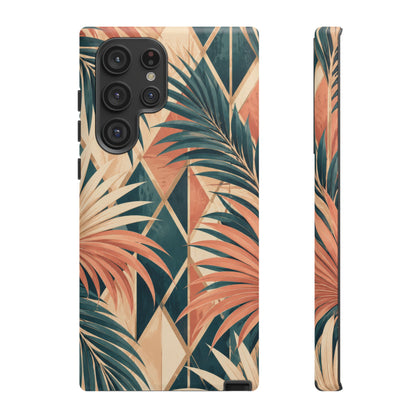 Coral Palm Pavilion Samsung Galaxy Tough Case | art deco