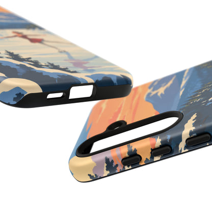 Lake Placid Skater — Winter Glide Samsung Galaxy Tough Case