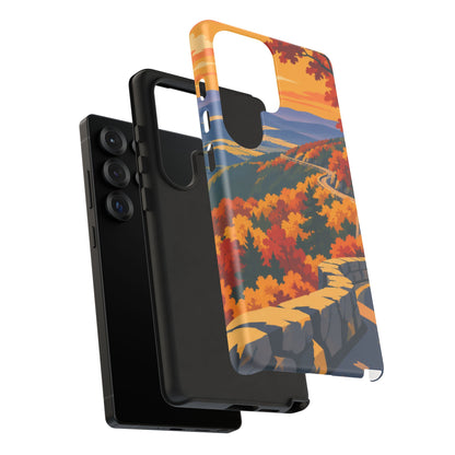 Skyline Drive — Overlook Gold Samsung Galaxy Tough Case