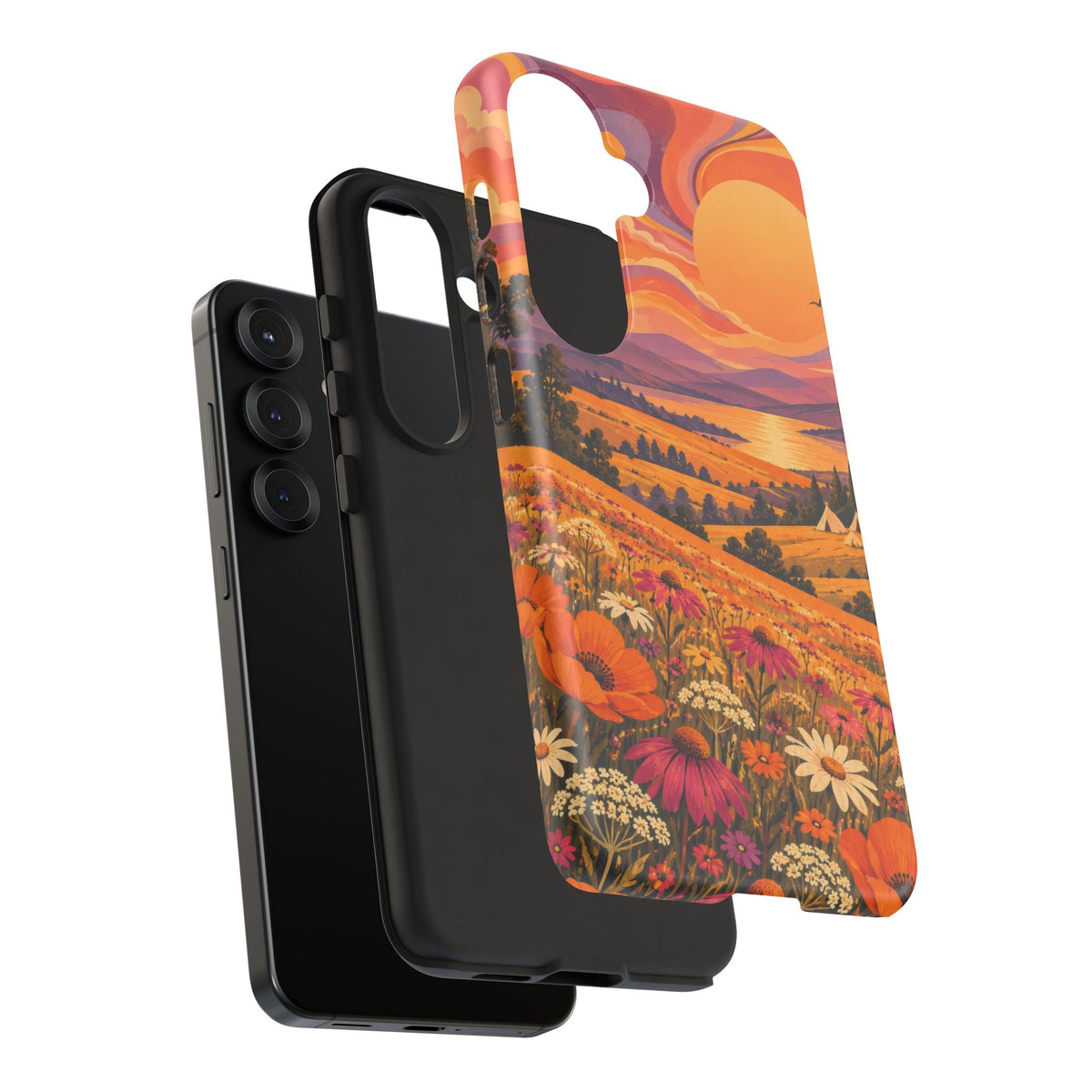 Golden Field Reverie Samsung Galaxy Tough Case | sixties festival