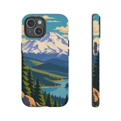 Mount Shasta — Snowlight iPhone Tough Case