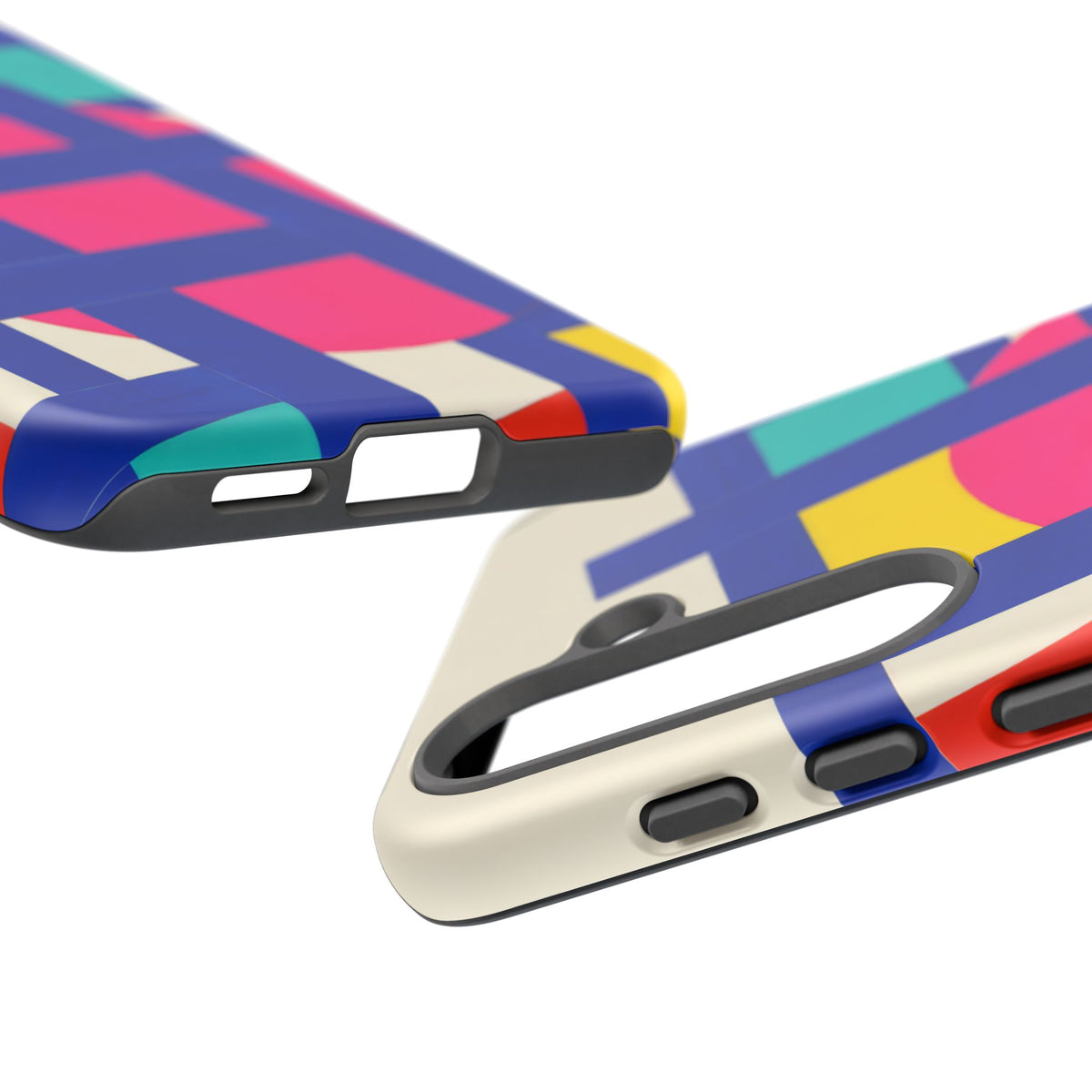 Chromatic Mischief Samsung Galaxy Tough Case | Geometric Color Block Art