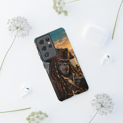 Pirate Gorilla Samsung Galaxy Tough Case | Captain Silverback