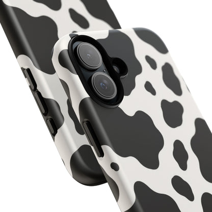 Classic Holstein iPhone Tough Case | Black & White Cow Print