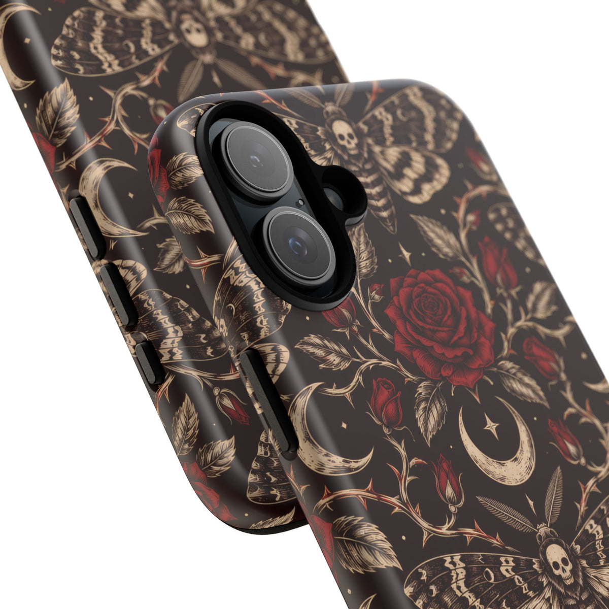 Velvet Moth Masquerade iPhone Tough Case | gothic moth