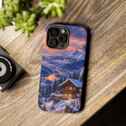 Alpine Hearth iPhone Tough Case | winter cabin