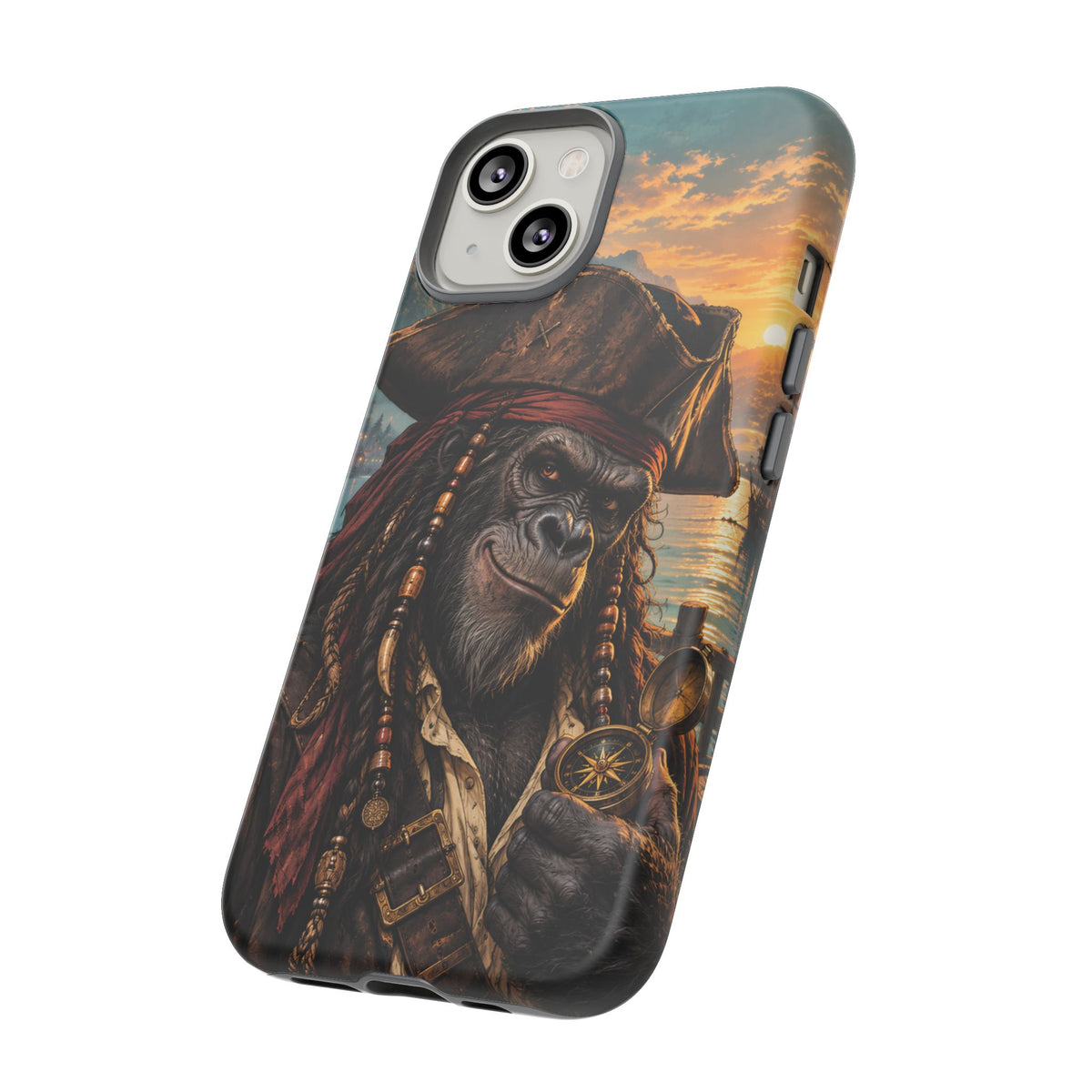 Pirate Gorilla iPhone Tough Case | Captain Silverback