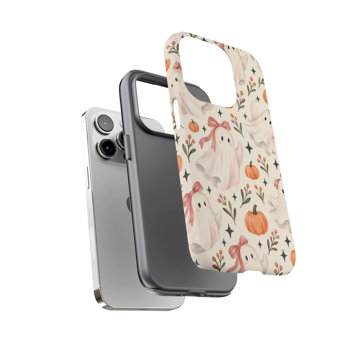 Blush Boo Social iPhone Tough Case | cute ghost