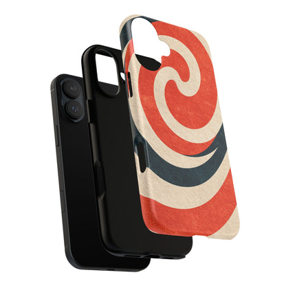 Ember Spiral iPhone Tough Phone Case